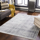 Aavyn Geometric Black/White Area Rug