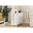 End Table With 3 Drawers, Corner Table With 2 Open Shelves, Tall Side Table For Bedroom And Corner-531996708