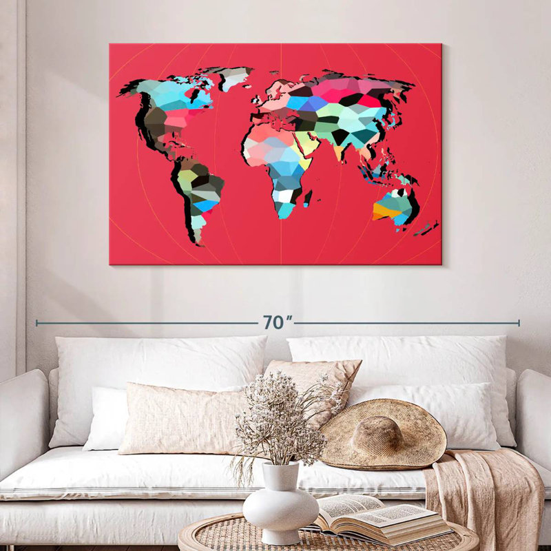 Map I, 32" H x 48" W