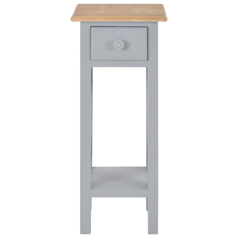 Luna End Table, Light Grey