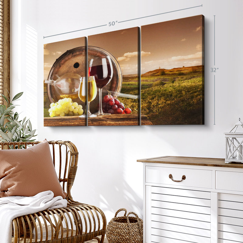 " Temecula Wine Vineyard ", 52" H x 32" W