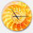 Yellow Nautilus Shell - Modern wall clock-34141305