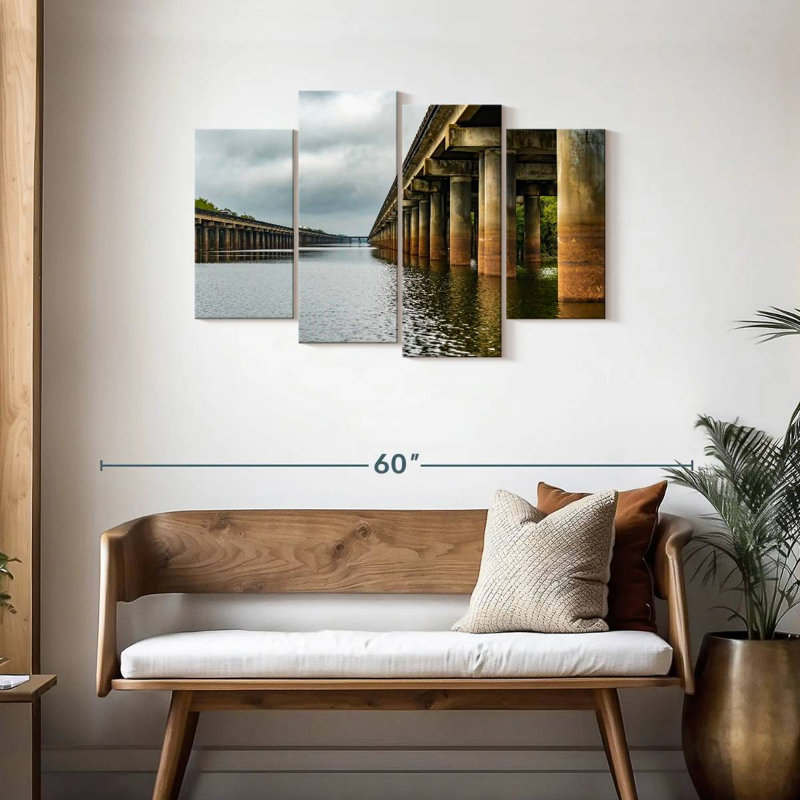 Pont Alvord Atchafalaya Basin, H 27 po x l 43 po