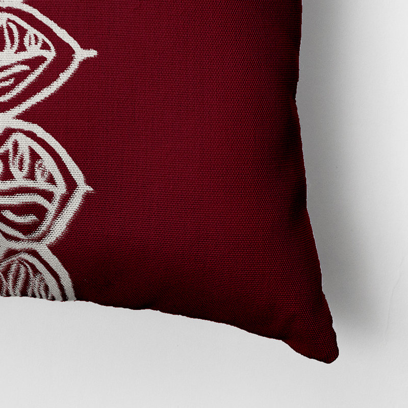 Housse et insert rectangulaires en coton, Marron, 20 po X 20 po