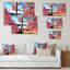 «Pink and Purple Fantasy Forest By The Late», reproduction sur toile flottante-498278864-498278892