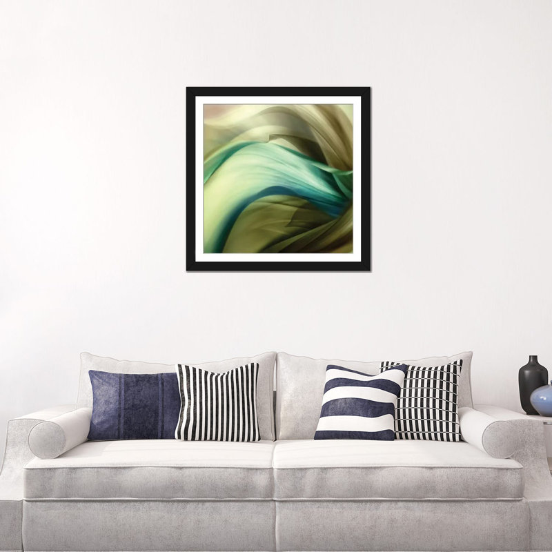 « splice », impression sur toile, H 16 po x l 16 po x P 1 po, Papier d'art encadré noir, Blanc