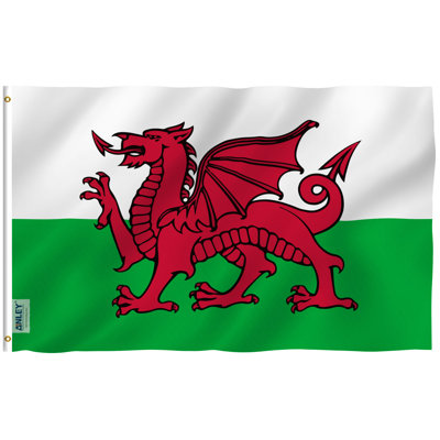 Wales Flag Polyester 36 x 60 in. House Flag