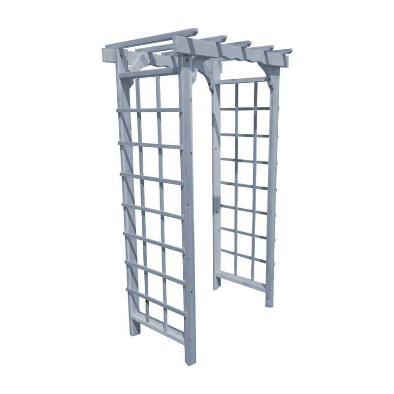 Tonnelle en bois 3 pi Western Red Cedar Morgan, Teinture grise