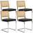 Crumley Upholstered Side Chair With Cane Rattan Back And Steel Frame-1632338722-1636147876