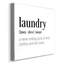 Laundry Laundry - Toile tendue avec châssis de qualité supérieure - prête à être accrochée-1359867914