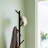 Wooden Freestanding Coat Rack, 4 Height Options, 9 Hooks, Sturdy And Durable, Easy To Assemble, Space-saving, Suitable For Hanging Clothes, Bags, And Hats, Ideal For Entryways, Bedrooms, Offices, And Narrow Spaces. Coffee Color.-1974850369