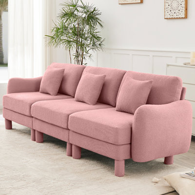 Boucle 3 po rose avec pieds en forme de coquillage et auto-enveloppés, confortable pour les rassemblements sociaux Durabilité du cadre distinctif Confort