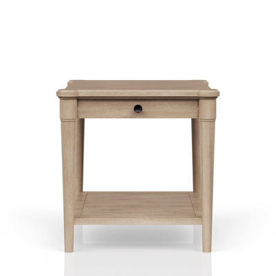 Petite table d'intérieur, table de bout avec tiroir de rangement, table d'appoint avec tablette de rangement
