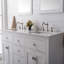 Meuble-lavabo de 44 po blanc et chêne-475837940