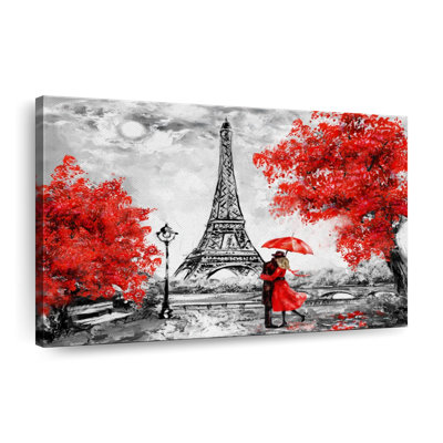 «Paris Couple Pop», reproduction sur toile