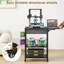 80cm H x 90cm W Printer Stand with Wheels