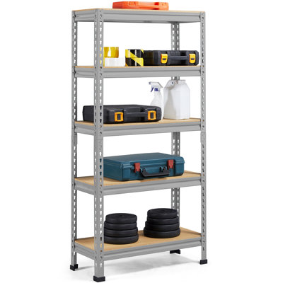 70cm W Manufactured Wood Height -Adjustable Shelving Unit