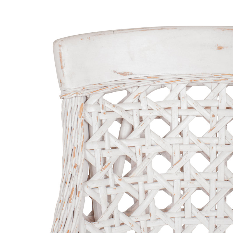 Chaise d'appoint de 25,5 po Rashad, Blanc