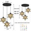 3-light Glam Chandelier With Glass Star-1683313775-1707314751