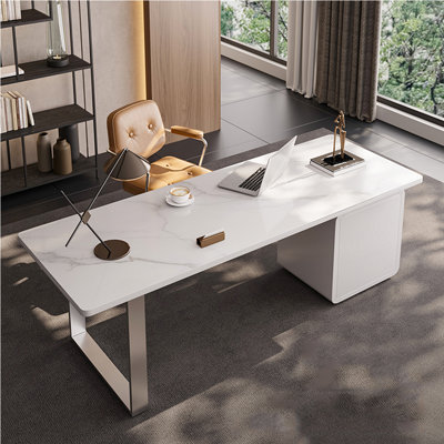 Ensemble de bureau et de chaises de style italien de luxe luxueux