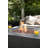 Brooklyn 40" W x 17" H Square Travertine Outdoor Fire Pit Table with Lava Rocks & Cover-1080027190-1080448206