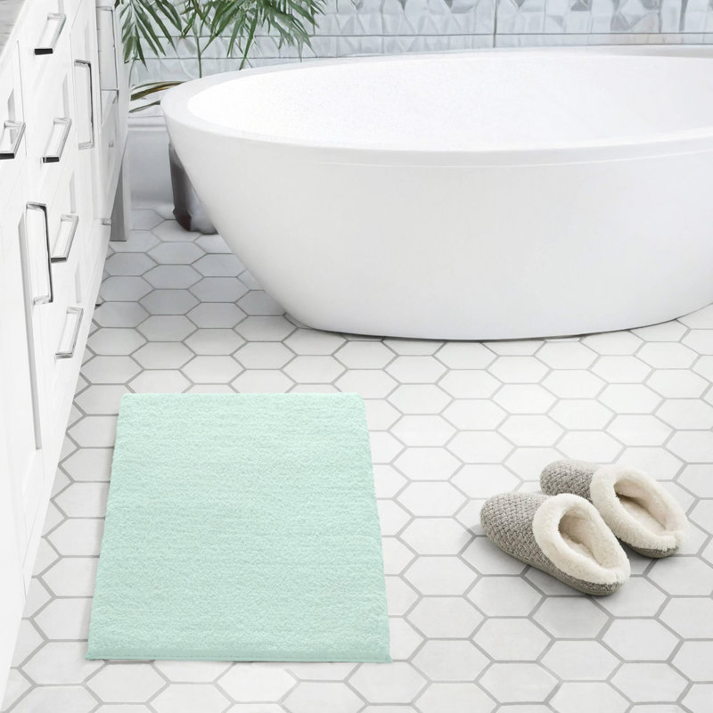 1PC 24X72" Bath Rug, Green