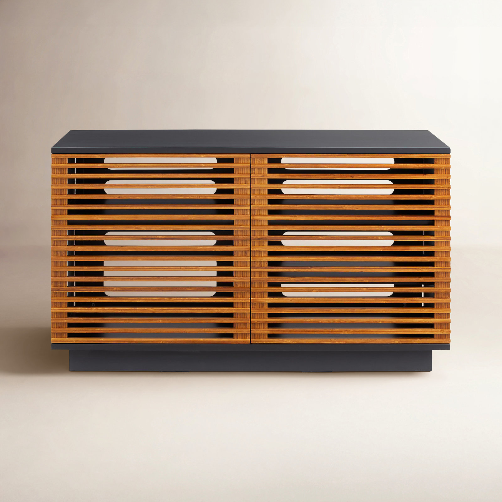 Erla 48.5'' Media Console, Amber, 27.75" H x 48.5" W x 20" D