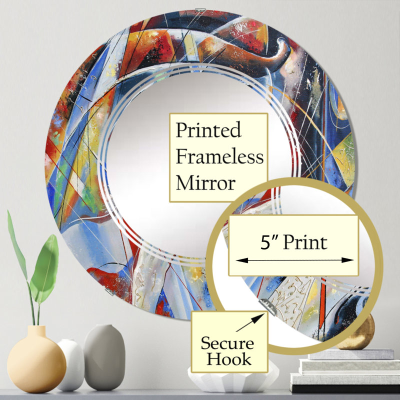 Circle Mirror, 24" x 24"
