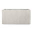 Boîte à fleurs blanche en oxyde de magnésium - l 30,67 po x P 15,88 po x H 16 po en béton léger