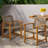 Patio Wood And Wicker Dining Chair( Set Of 2 )-610596500