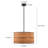 Caong 4-Light Rattan Weaving Drum Chandelier