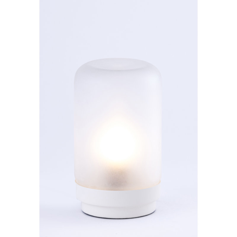Lamp With Glass Shade