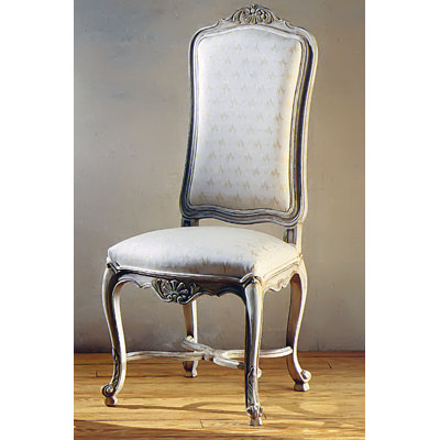 Upholstered Side Chair in Gray