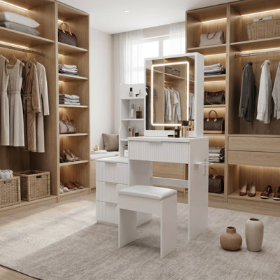 Bureau de coiffeuse moderne