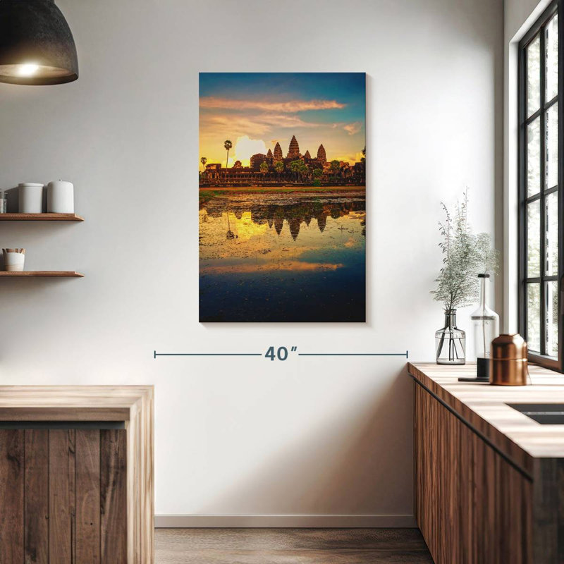 Adella Angkor Wat, 39" H x 26" W