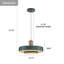 Luminaire suspendu scandinave à 1 lumière avec accents en bois 1 lumière-619977262