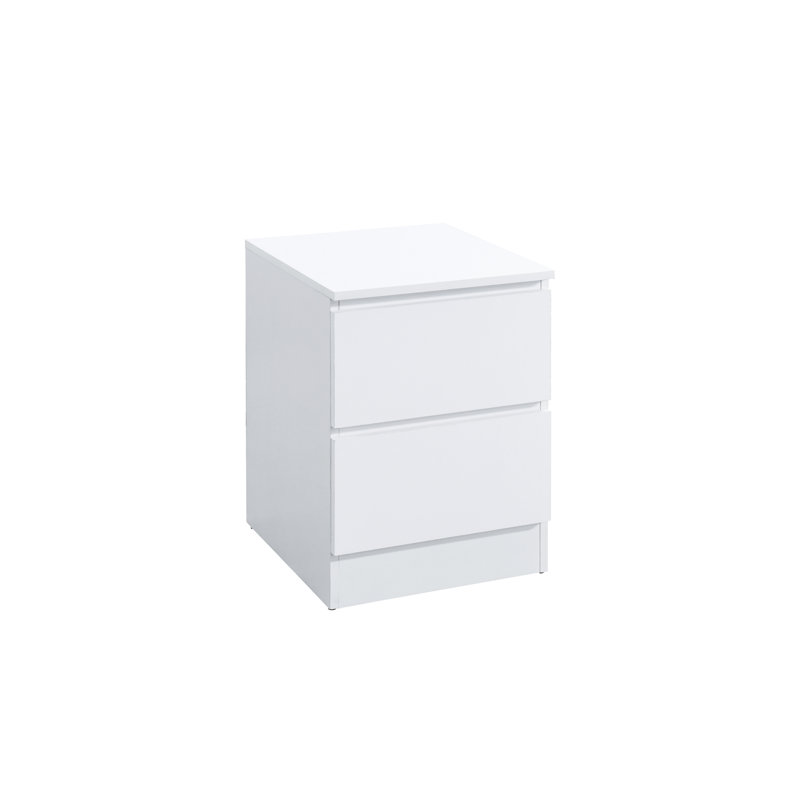 Marqita 2 Drawer Bedside Table, White