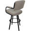 Tabouret de bar pivotant en métal 30 po sur base Warren-110808436-110808439-118571128