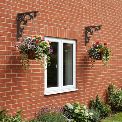 Wall Shelf Brackets Steel Metal Shelf Supports Mounts Outdoor Brackets
