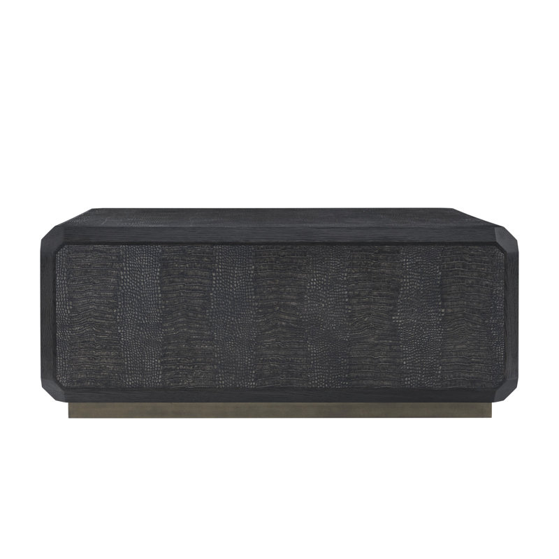 Spencer St. James Square Cocktail Table, Onyx