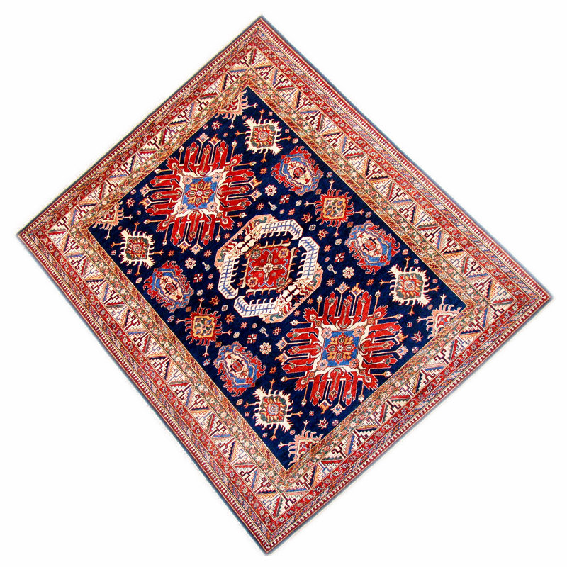 Kazak Hand Woven Wool Area Rug