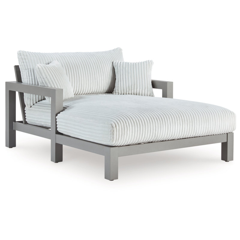 Allister Outdoor Chaise Lounge With Cushion