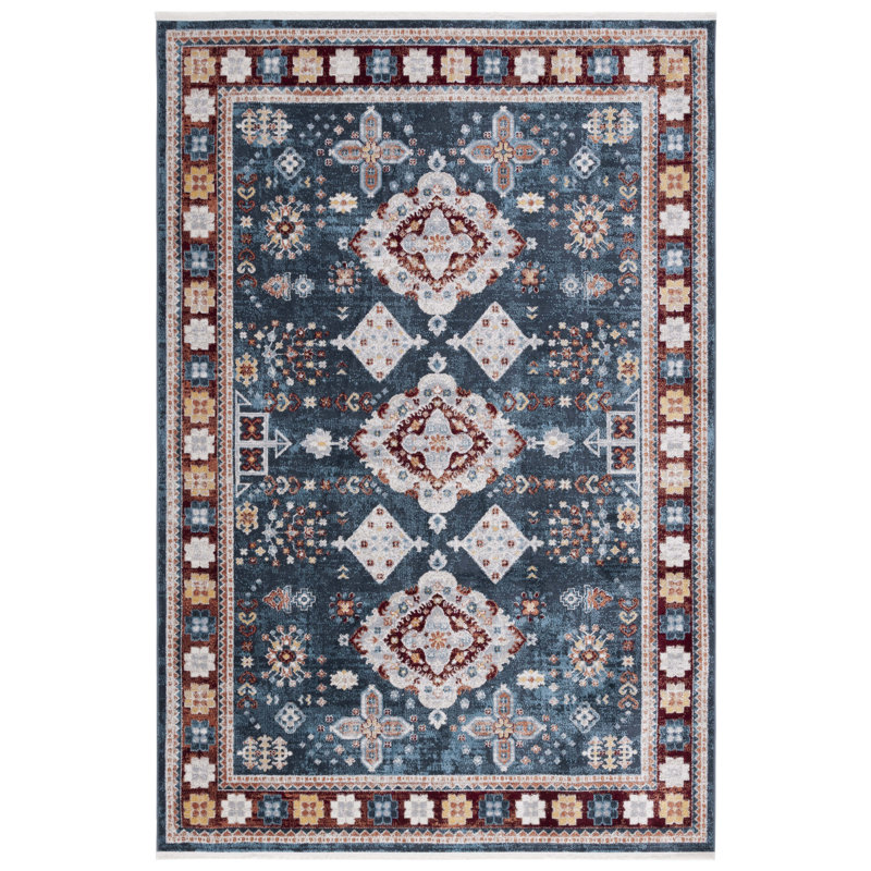 Bayside Performance Machine Washable Oriental Rug, Rectangle 5'3" x 7'6"