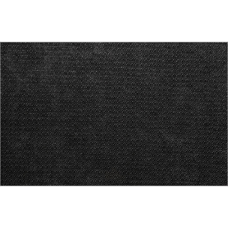 Black Chenille And Black Finish Side Chair