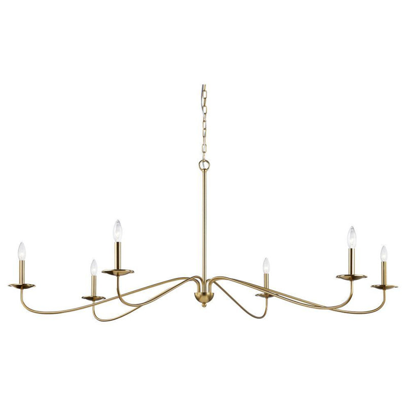 Lustre classique / traditionnel à 6 lumières Muaad
