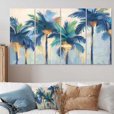 Villeroux - Palms & Palm Trees Canvas Wall Art Set