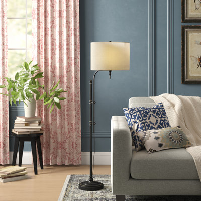 Sneller Black Arched Floor Lamp