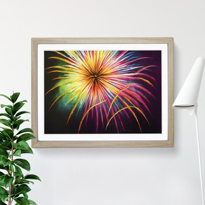 Fabulous Fireworks - Single Picture Frame Painting