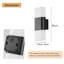 LED Outdoor Wall Light, Mains Powered, IP65 Weatherproof, 12W 3000K Warm White, Up And Down Exterior Lamp With White Shade