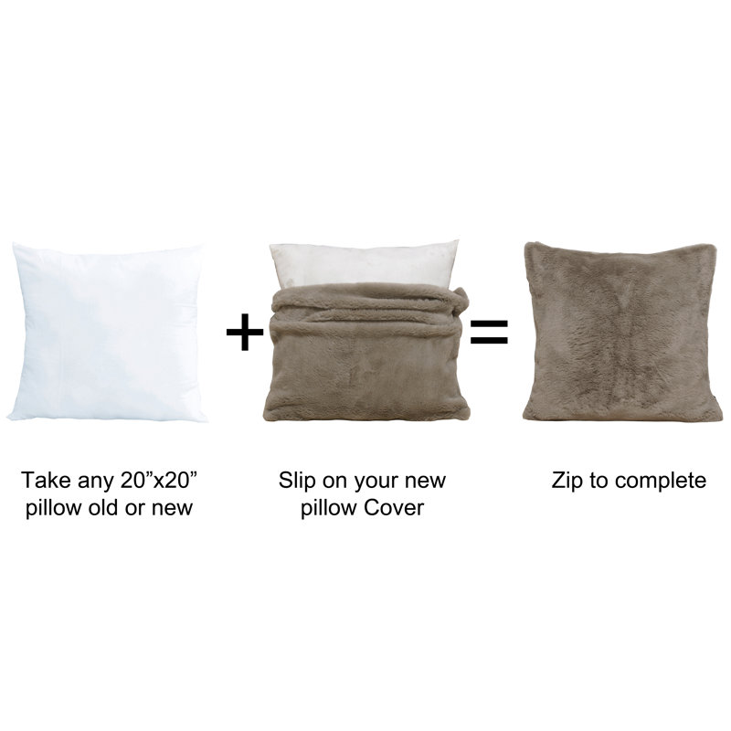 Square Cushion Cover, Pure Cashmere